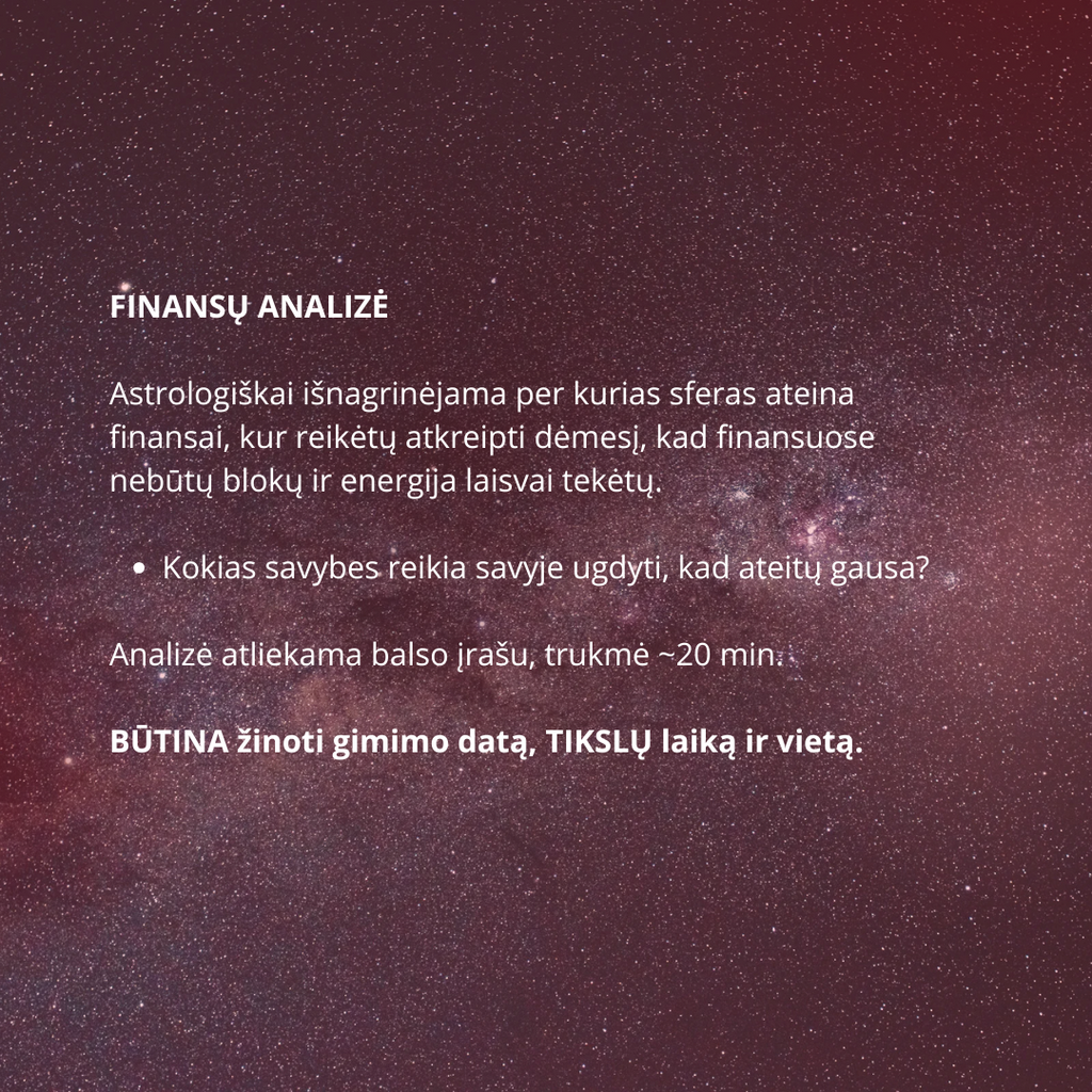 Astrologinė Analizė