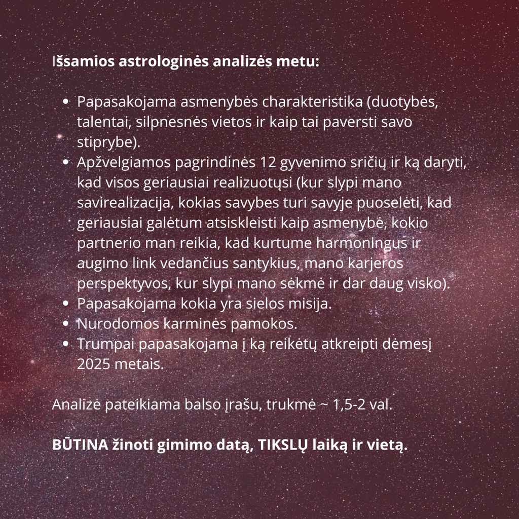 Astrologinė Analizė