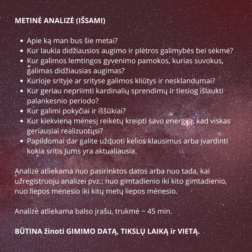 Astrologinė Analizė